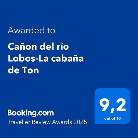 Canon Del Rio Lobos-La Cabana De Ton Сан-Леонардо-де-Ягуэ Экстерьер фото